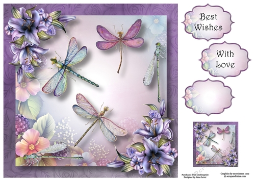 A Flight Of Dragonflies 8x8