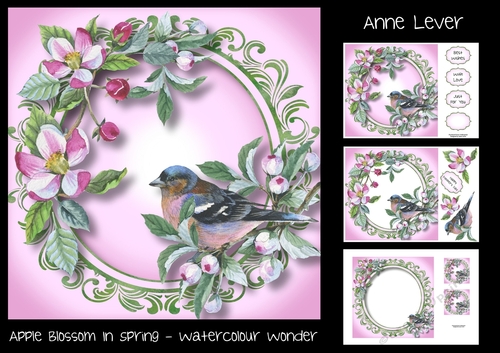 Apple Blossom In Spring - Watercolour Wonder