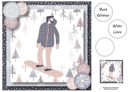 The Snowboarder - Male 8x8