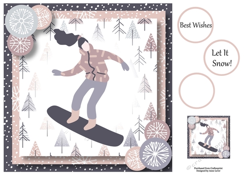 The Snowboarder - Female 8x8