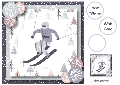 The Skier - Male 8x8
