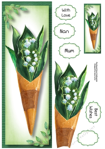 Lily Of The Valley Spring Bouquet LGE DL
