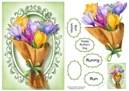Flowers From My Garden - Spring Bouquet A5