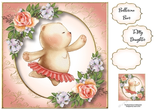 Ballerina Bear 8x8