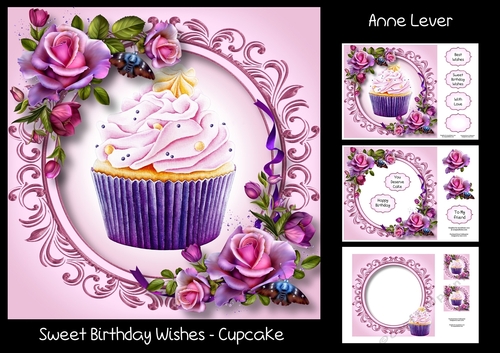 Sweet Birthday Wishes - cupcake