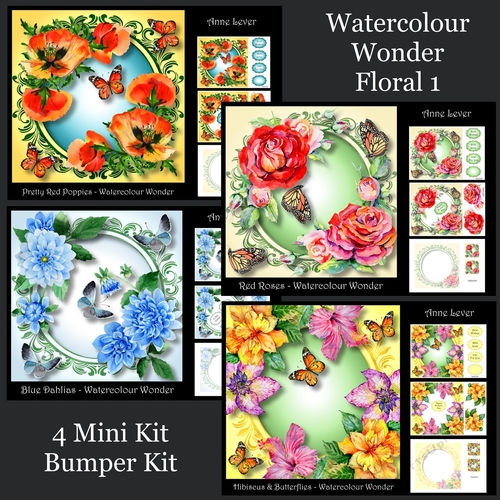 Watercolour Wonder Floral 1 Bumper Kit