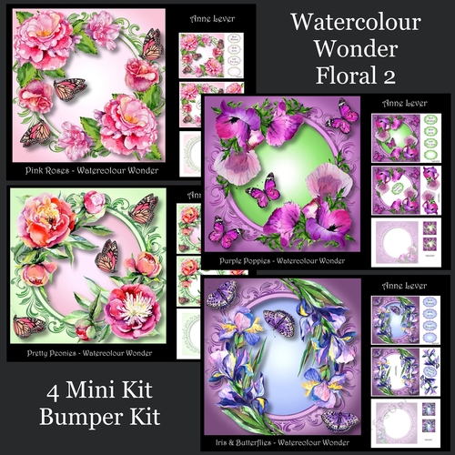Watercolour Wonder Floral 2 Bumper Kit