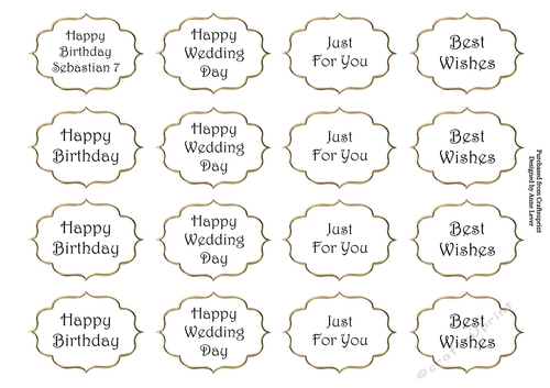 Greetings Tags 16 (special request)