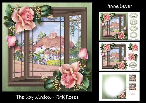 The Bay Window - Pink Roses