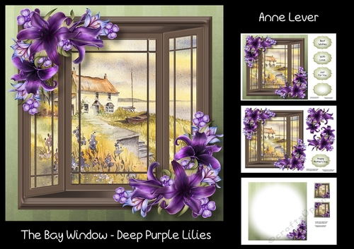 The Bay Window - Deep Purple Lilies