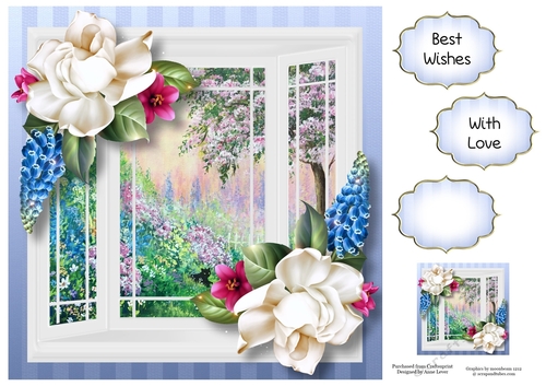 The White Bay Window - Gardenia 8x8