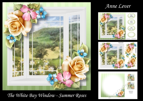 The White Bay Window - Summer Roses