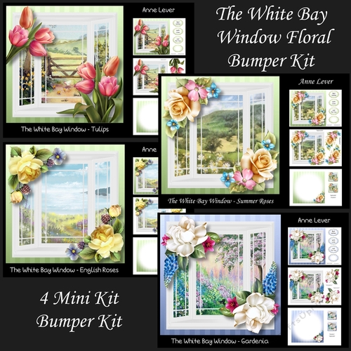 The White Bay Window Floral Bumper Kit