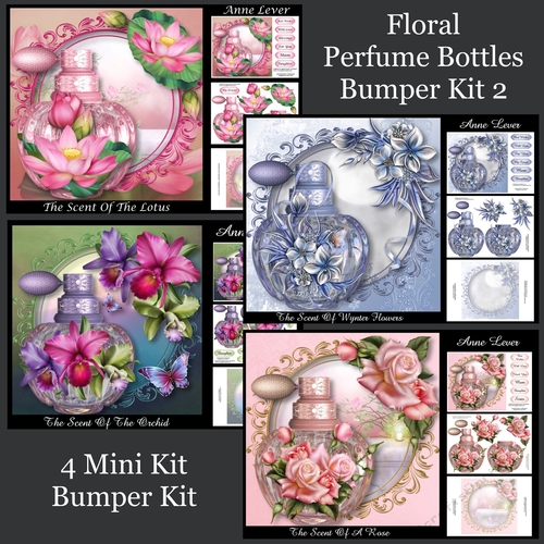 Floral Perfume Bottles Bumper Kit 2