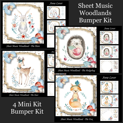 Sheet Music Woodland Bumper Kit