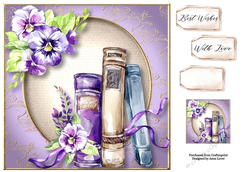 Beautiful Watercoloured Books 8x8