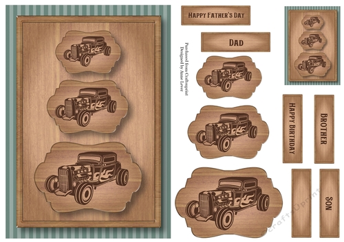 Wood Burning Trio - Hot Rod A5