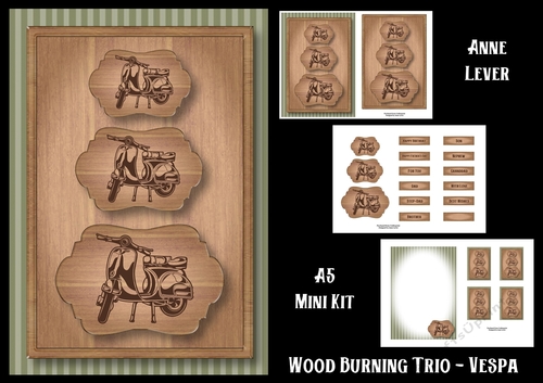 Wood Burning Trio - Vespa
