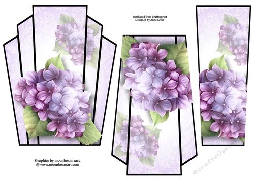 Art Deco Stacker - Purple Pastels