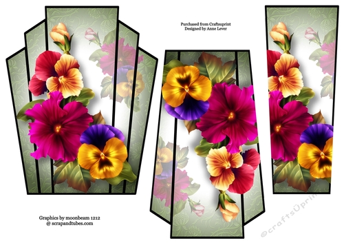 Art Deco Stacker - Splash Of Colour