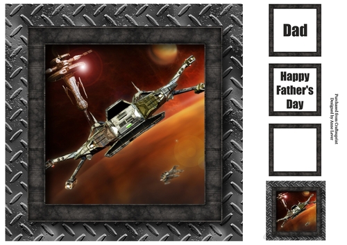 Spaceship 4 - Male Sci-Fi 8x8