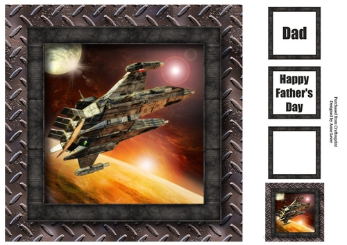 Spaceship 3 - Male Sci-Fi 8x8