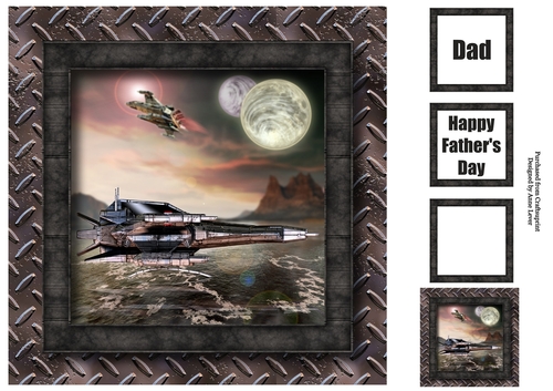 Spaceship 1 - Male Sci-Fi 8x8