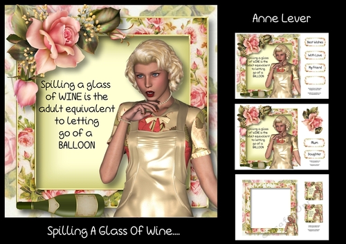 Spilling A Glass Of Wine....