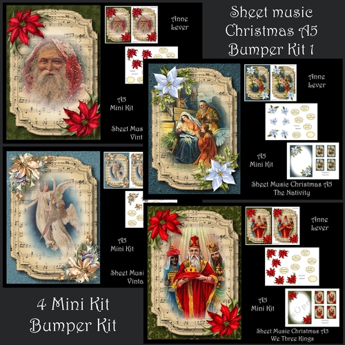 Sheet Music Christmas A5 Bumper Kit 1