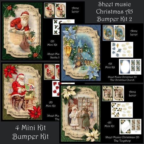 Sheet Music Christmas A5 Bumper Kit 2