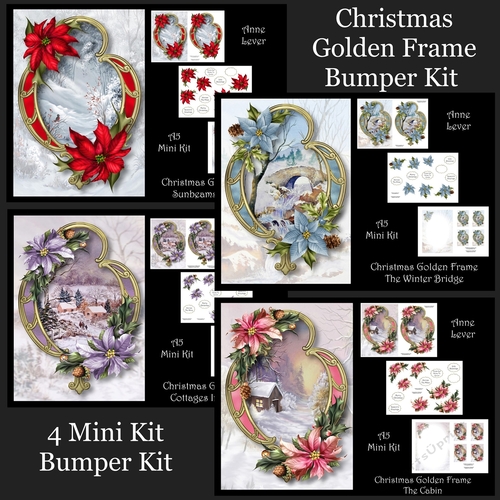 Christmas Golden Frame Bumper Kit