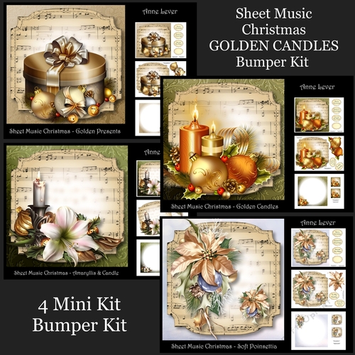 Sheet Music Christmas - Golden Candles Bumper Kit