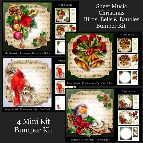 Sheet Music Christmas - Birds, Bells & Baubles Bumper Kit