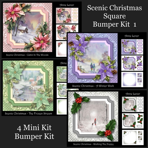 Scenic Christmas Square Bumper Kit 1