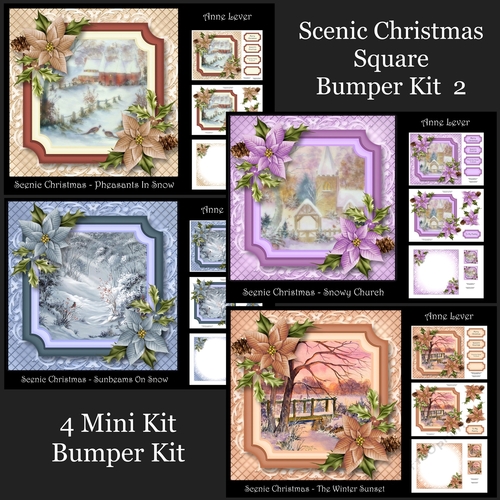 Scenic Christmas Square Bumper Kit 2
