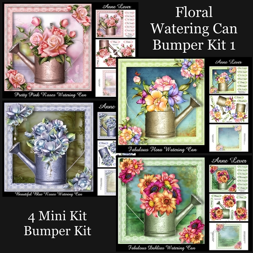 Floral Watering Can Bumper Kit 1