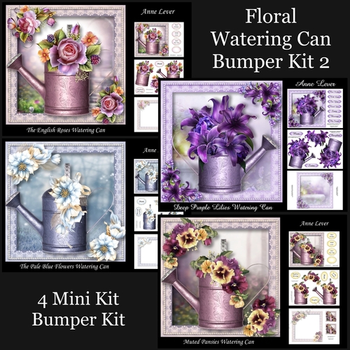 Floral Watering Can Bumper Kit 2