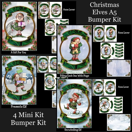 Christmas Elves A5 Bumper Kit