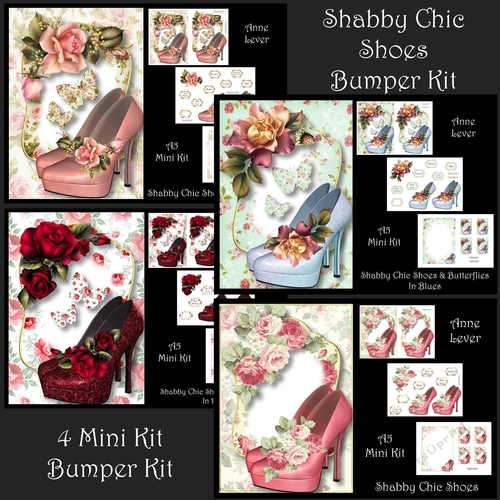 Shabby Chic Shoes Bumper Kit