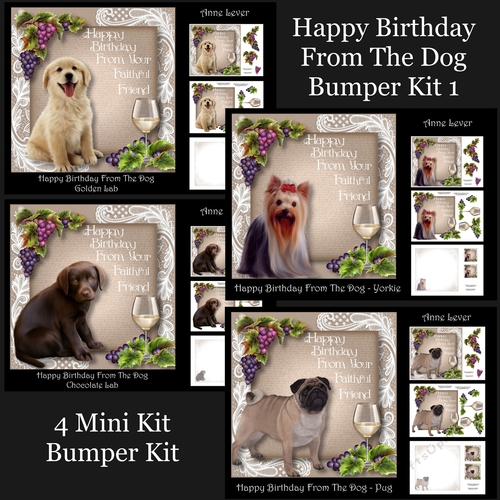 Happy Birthday From The Dog Bumper Kit 1