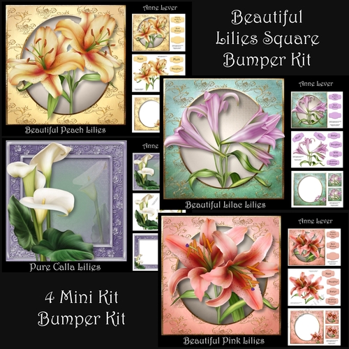 Beautiful Lilies Square Bumper Kit