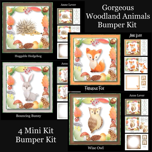 Gorgeous Woodland Animals Bumper Kit