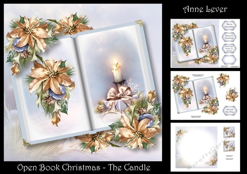 Open Book Christmas - The Candle