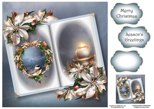Open Book Christmas - Festival Of Joy 8x8