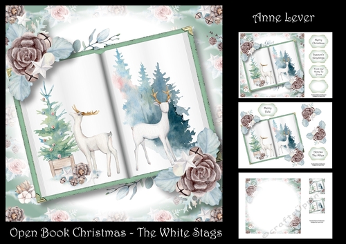 Open Book Christmas - The White Stags