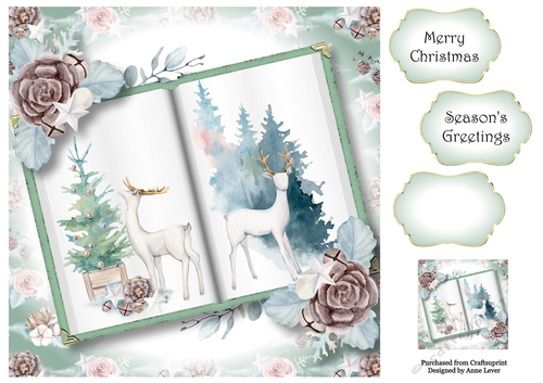 Open Book Christmas - The White Stags 8x8