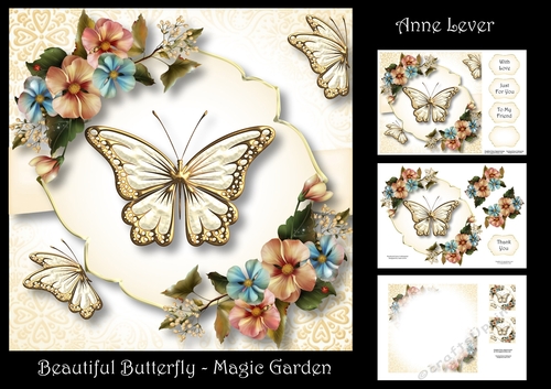 Beautiful Butterfly - Magic Garden