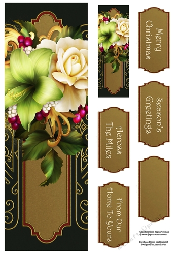 Christmas Rose Lge DL