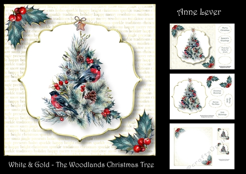 White & Gold - The Woodlands Christmas Tree