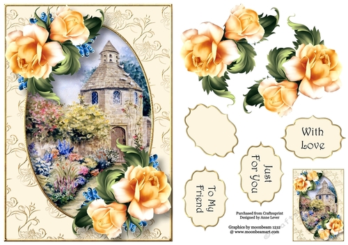 Sunkissed Roses At The Dovecote A5
